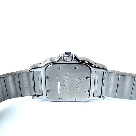 CARTIER Santos Galbee Quartz Steel 0.69TCW DIAMOND Watch - Picture 6 of 7